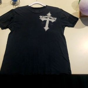 MEDIUM Affliction Worn Lettering. Ghost Lettering